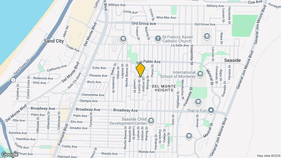 1724 Luxton St, Unit 0 Map and Location Details
