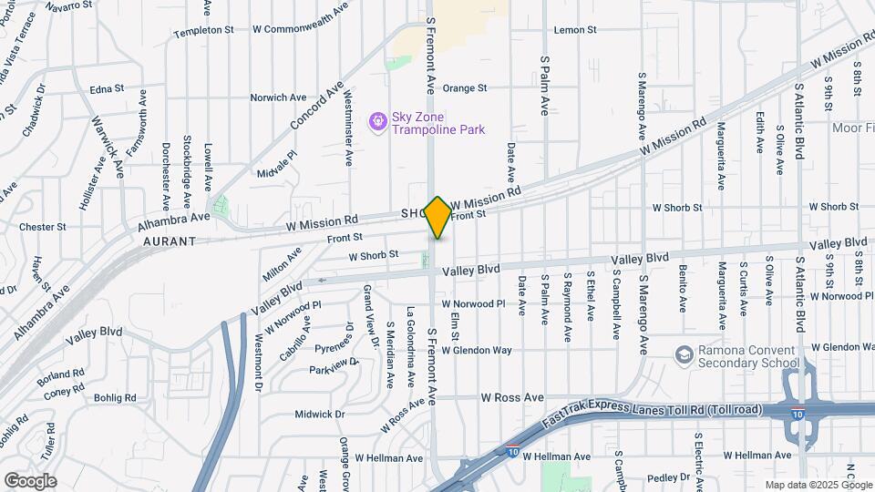 1324-1326 S Fremont Ave Map and Location Details
