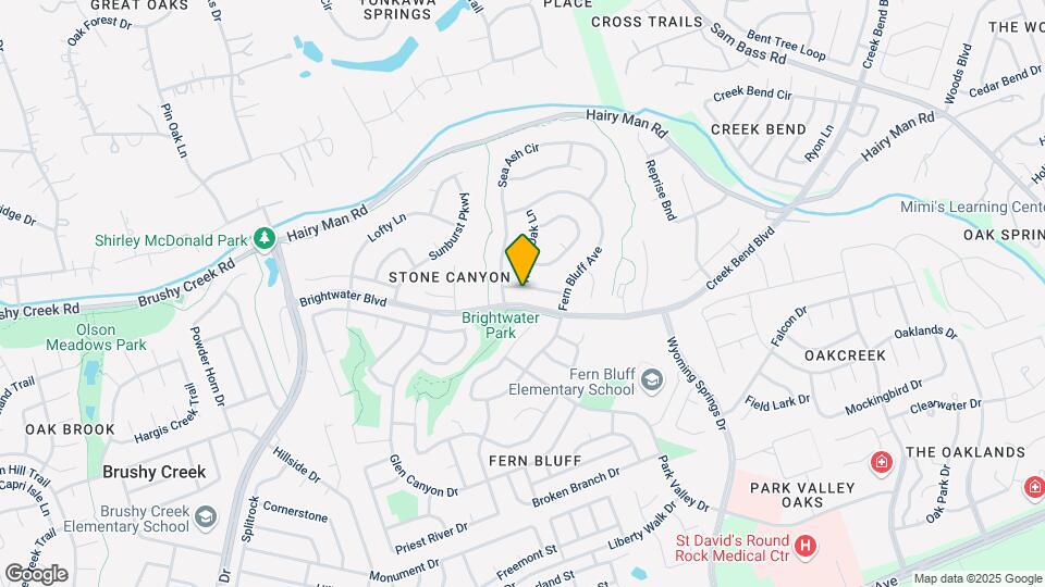 8433 Springfield Gorge Dr Mapa y Detalles de la Ubicación