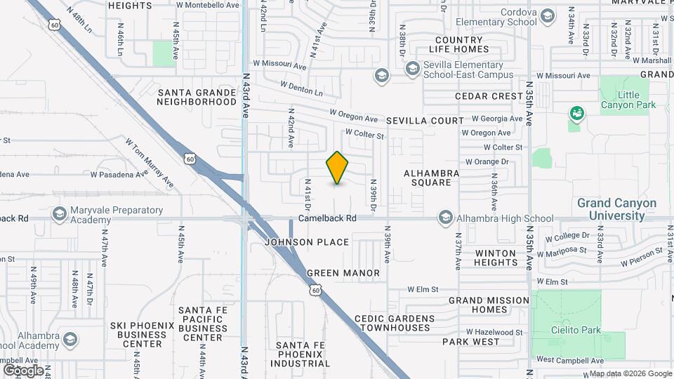 5040 N 40th Ave Map and Location Details