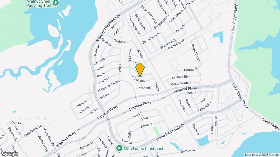 2840 S Serrano Map and Location Details