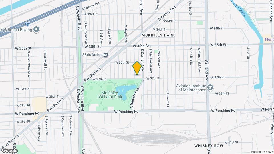 3659 S Seeley Ave Map and Location Details