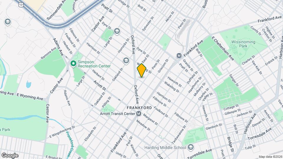 4900 Penn St Map and Location Details