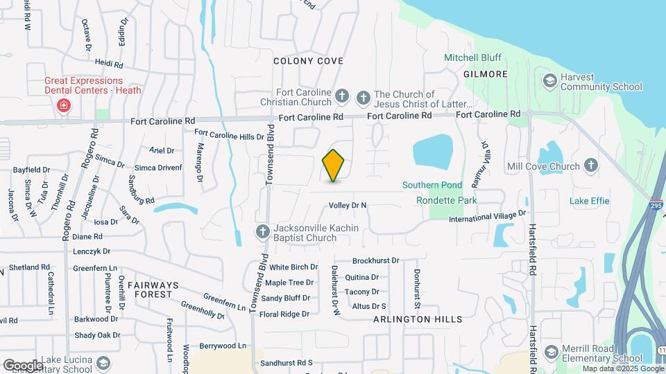 7287 Lawn Tennis Ln Map and Location Details