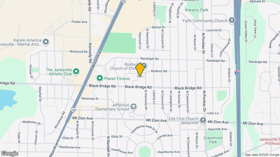 1802 Hancock Ln Mapa y Detalles de la Ubicación