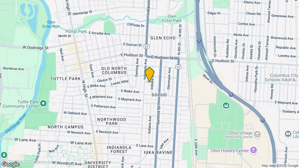 2393 Indiana Ave Map and Location Details