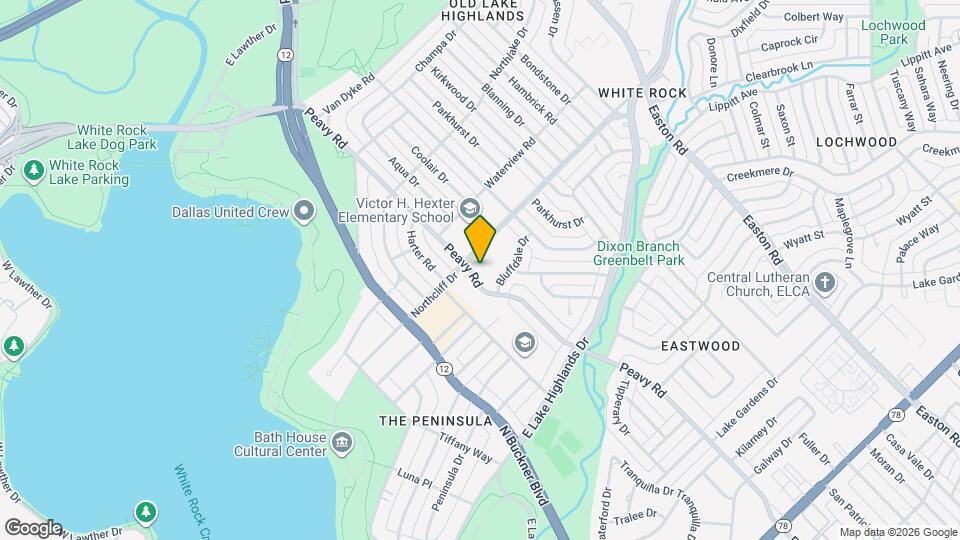 740 Peavy Rd Map and Location Details