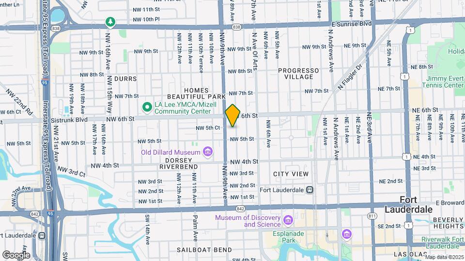 519 NW 8th Ave Mapa y Detalles de la Ubicación