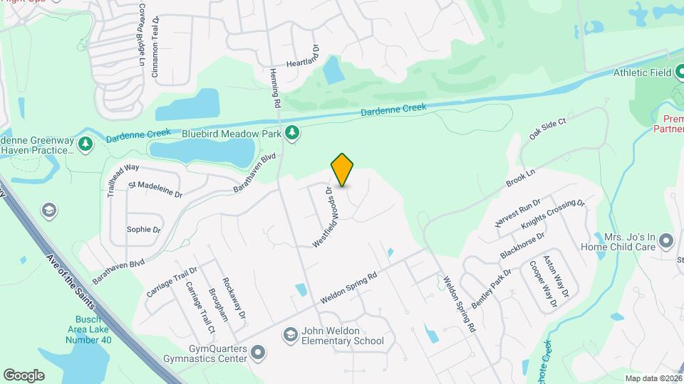 1609 Valley Hill Ct Map and Location Details