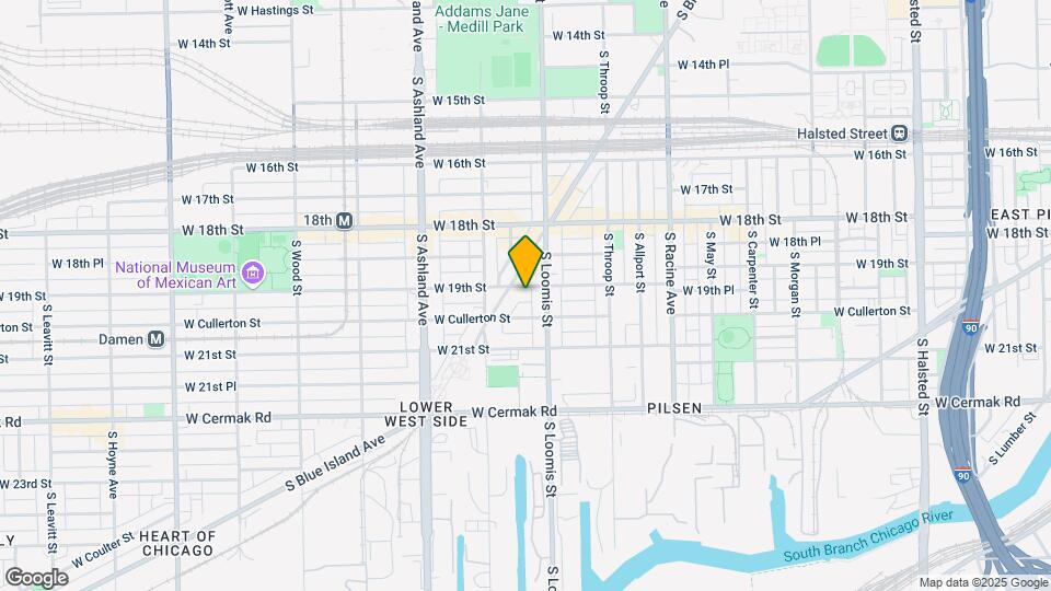 Pilsen 4-Unit Apartment Building Map and Location Details