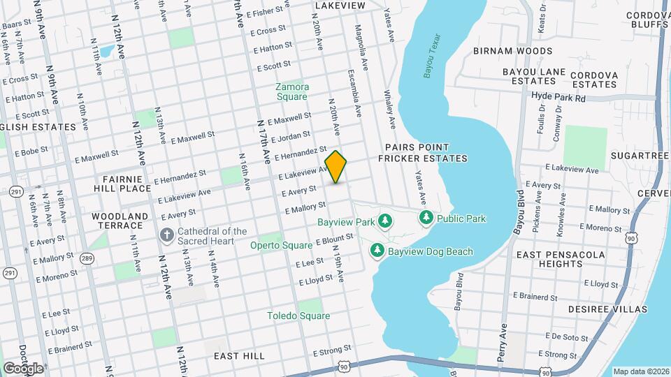 1915 E Avery St Map and Location Details