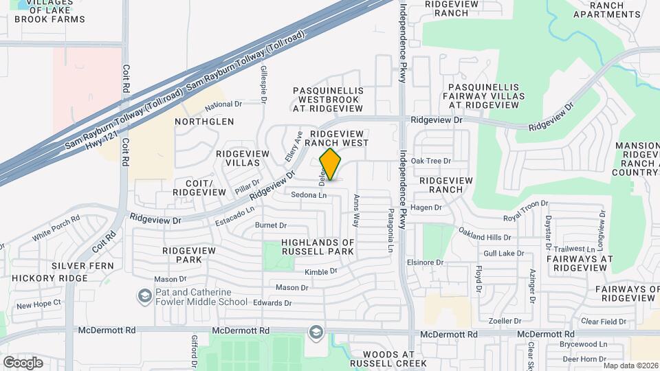 3216 Paradise Valley Dr Map and Location Details