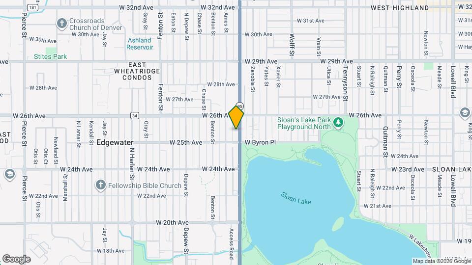 2549 Sheridan Blvd Map and Location Details