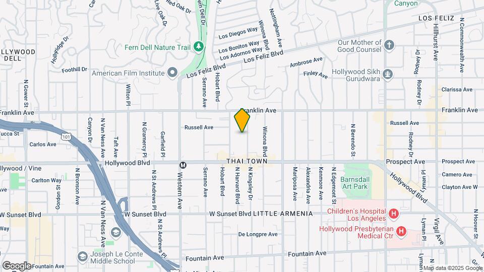 1801 Kingsley N Dr, Unit 104 Map and Location Details