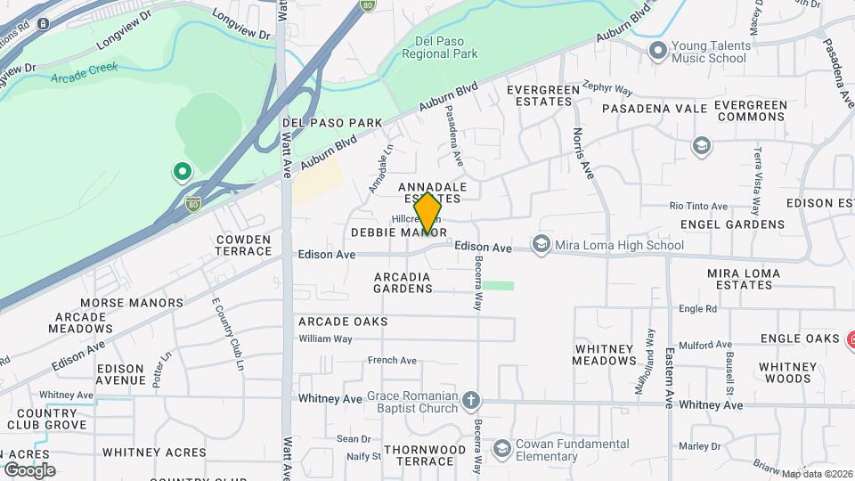 3747 Edison Ave Map and Location Details