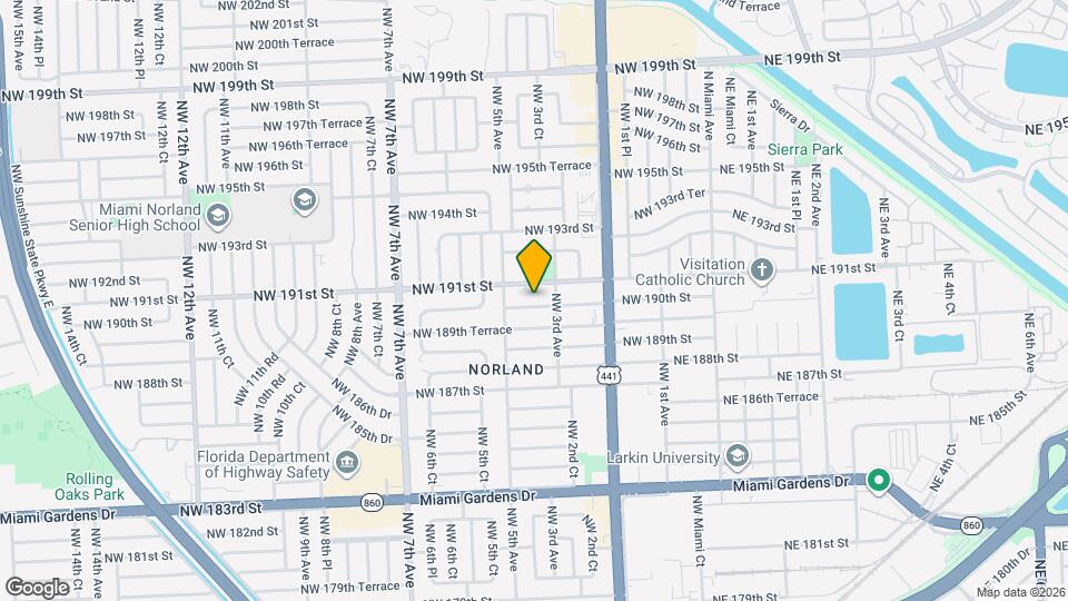 335 NW 190th St Mapa y Detalles de la Ubicación