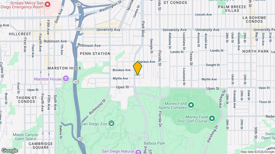 3507 1/2 Park Blvd Map and Location Details