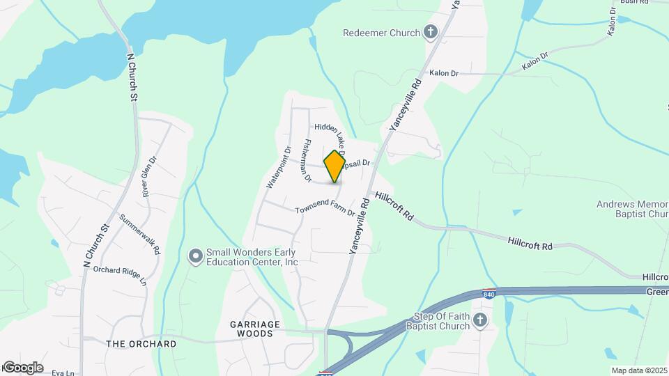 5605 Hidden Lake Dr Map and Location Details