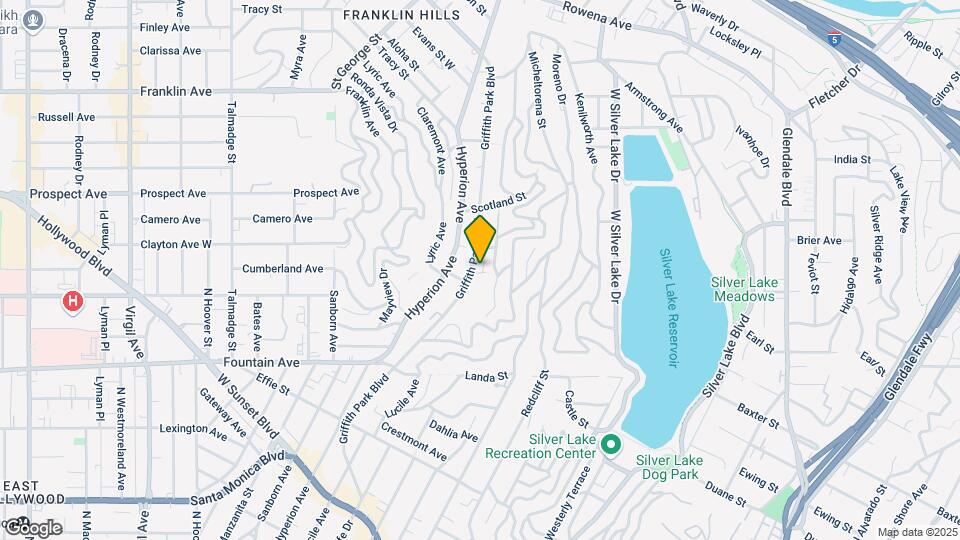 2111-2117 1/2 Griffith Park Blvd Map and Location Details