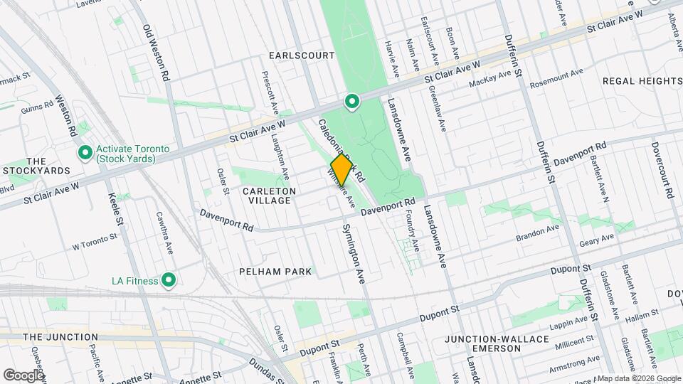 150 Wiltshire Ave Map and Location Details