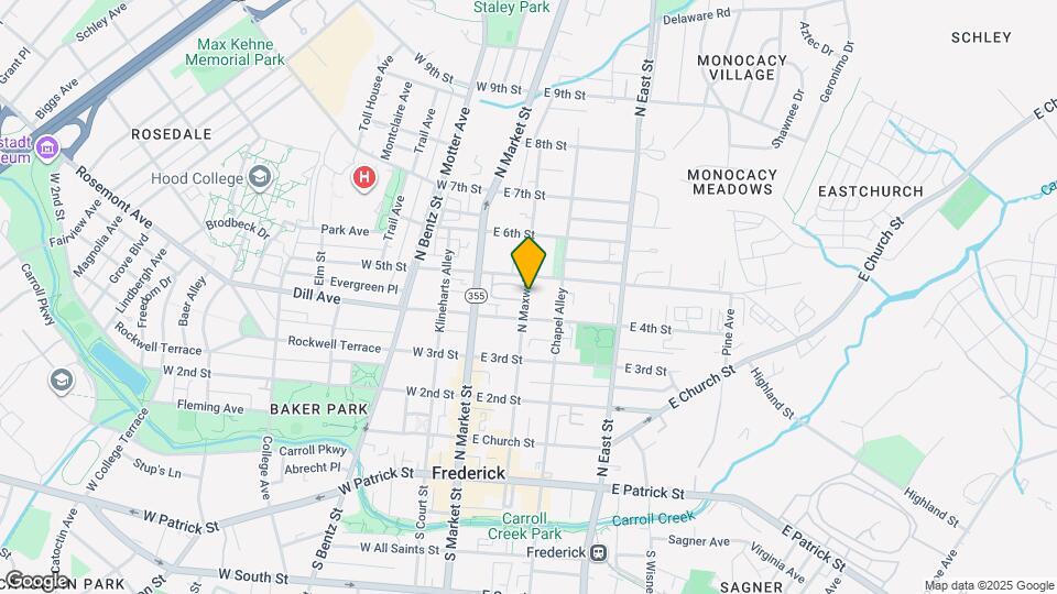 418 N Maxwell Ave Map and Location Details