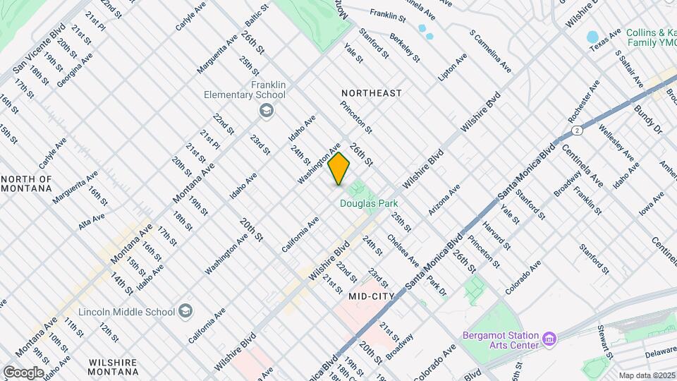 2421 California Ave Map and Location Details