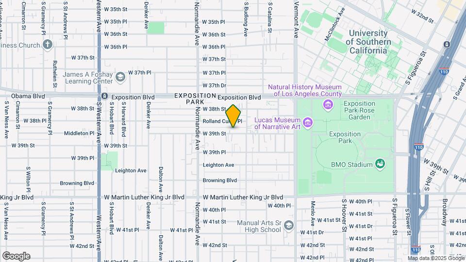 1189 W 39th St Map and Location Details