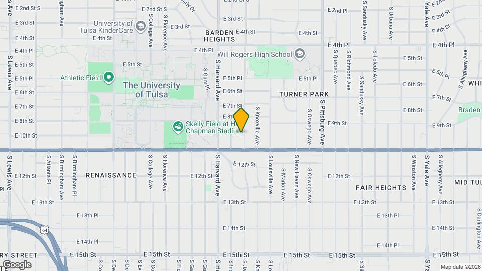 836 S Jamestown Ave Map and Location Details