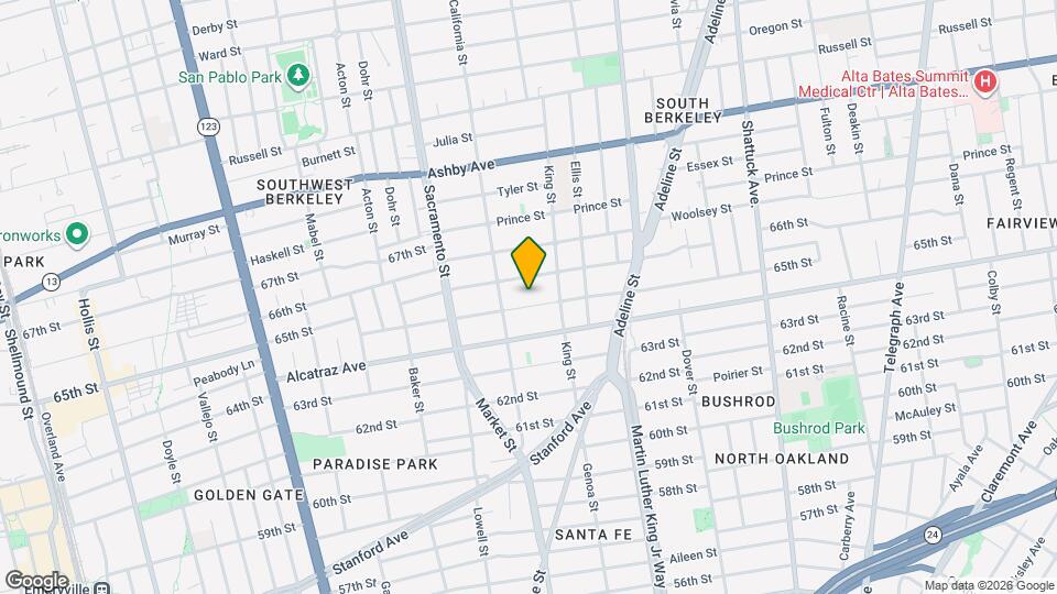 1623 Harmon St Map and Location Details
