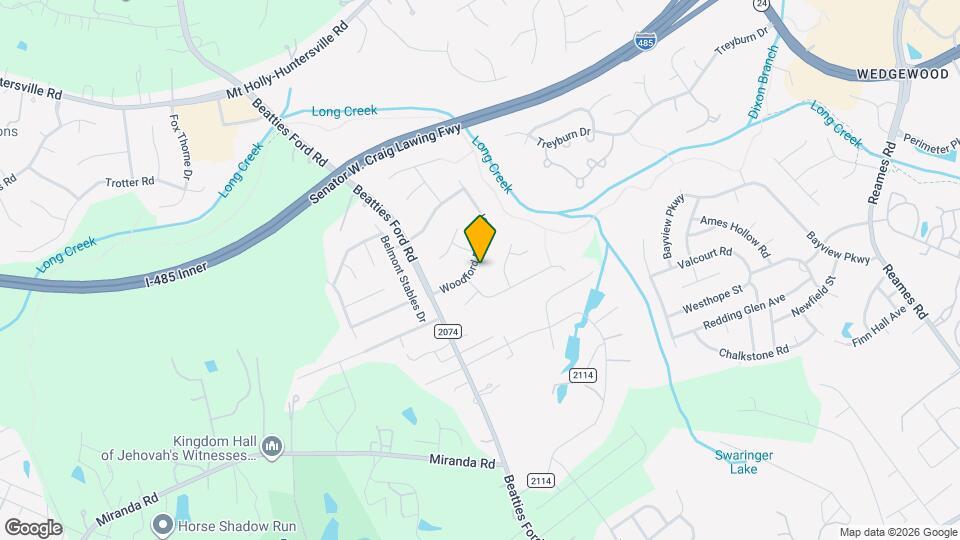 8400 Woodford Bridge Dr Map and Location Details