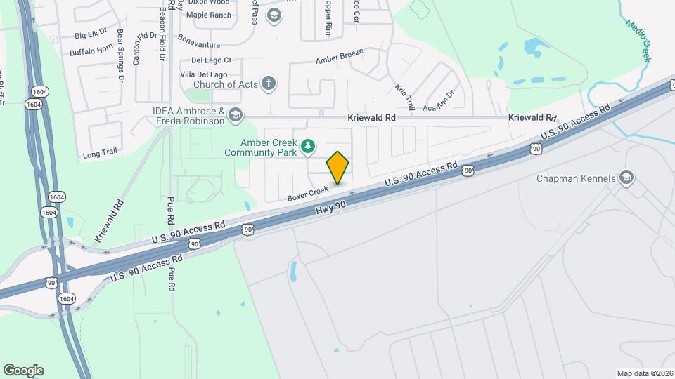 9803 Boxer Creek Map and Location Details