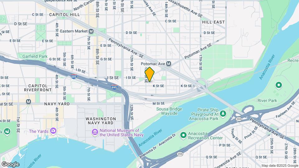 1310 K St SE Map and Location Details