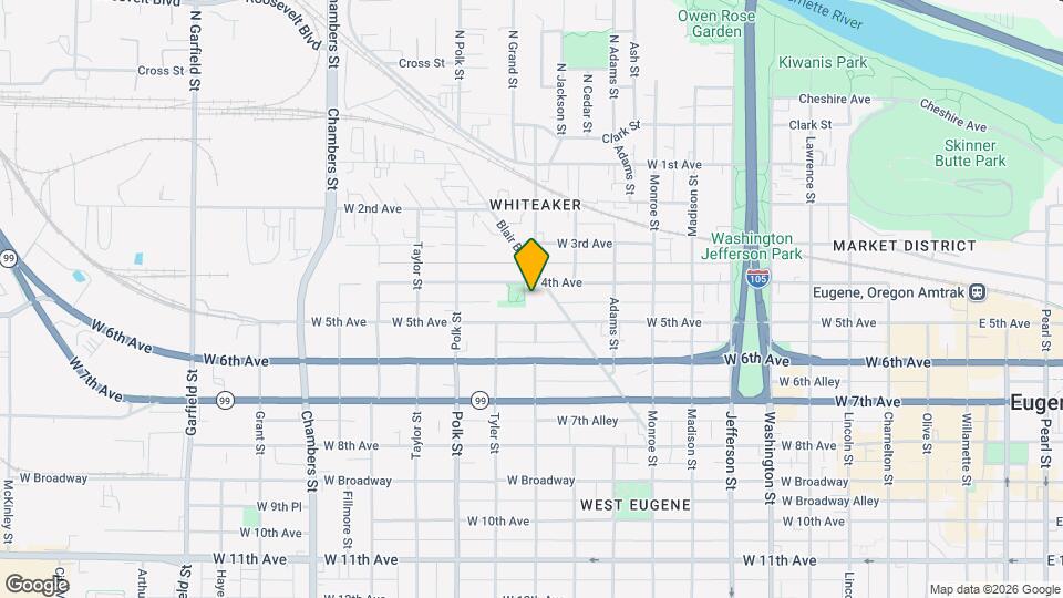 1100 W 4th Ave Map and Location Details