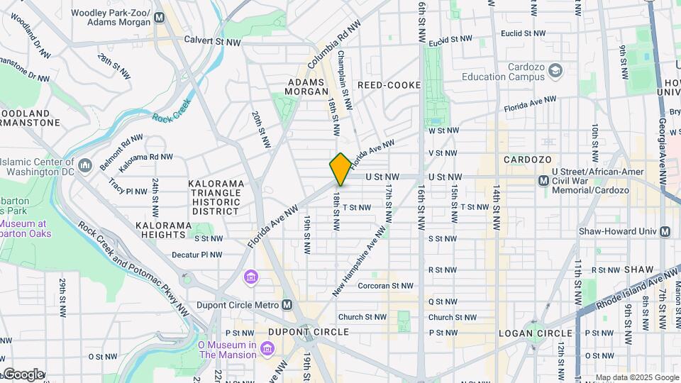 1929 18th St NW Map and Location Details