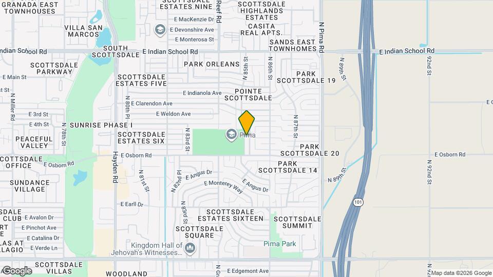 3502 N 85th St Map and Location Details