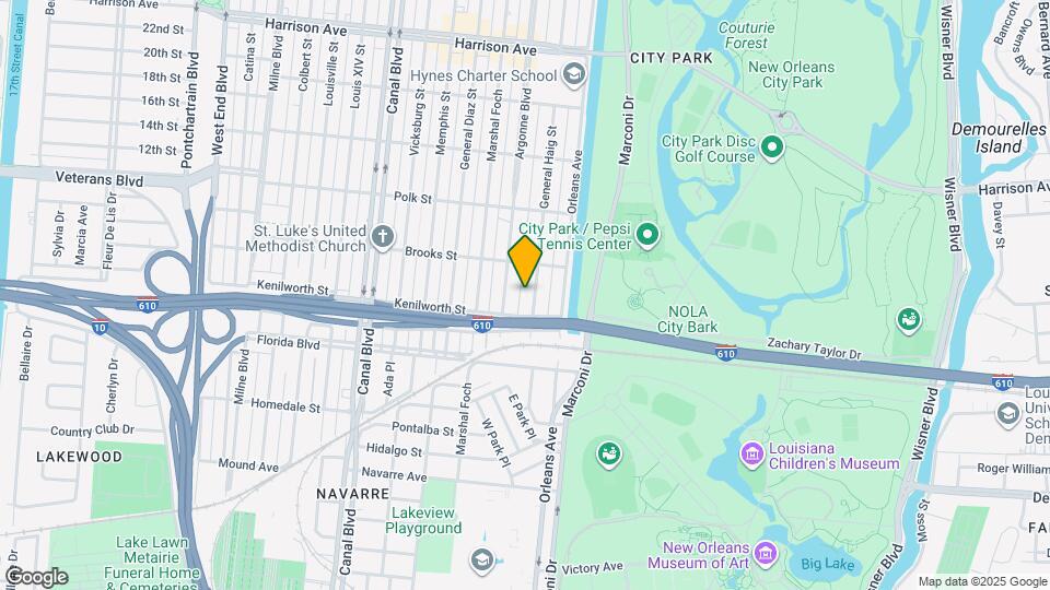 5828 General Haig St Mapa y Detalles de la Ubicación