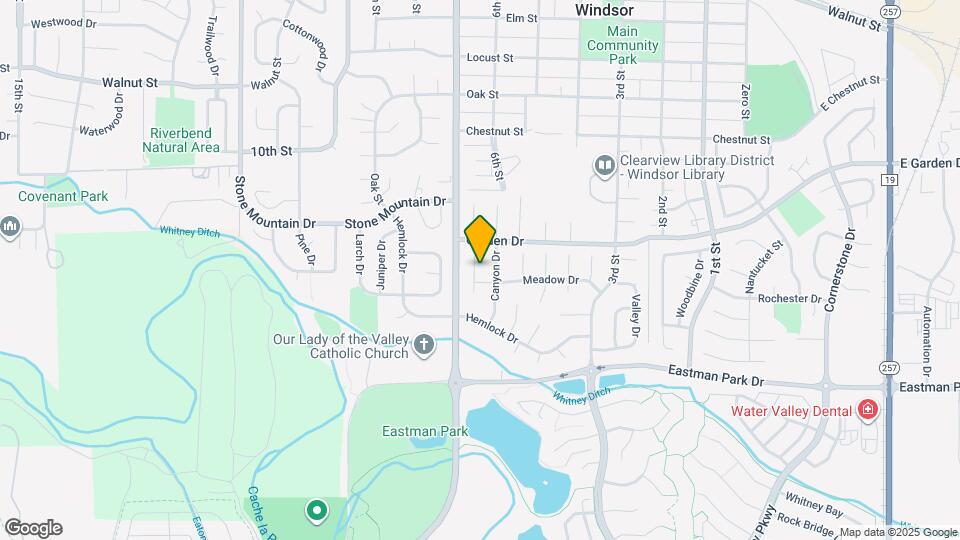 1017 Basin Ct Mapa y Detalles de la Ubicación