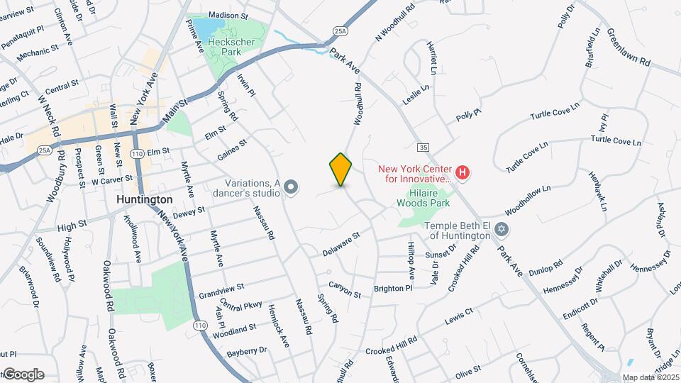 134 Woodhull Rd Map and Location Details
