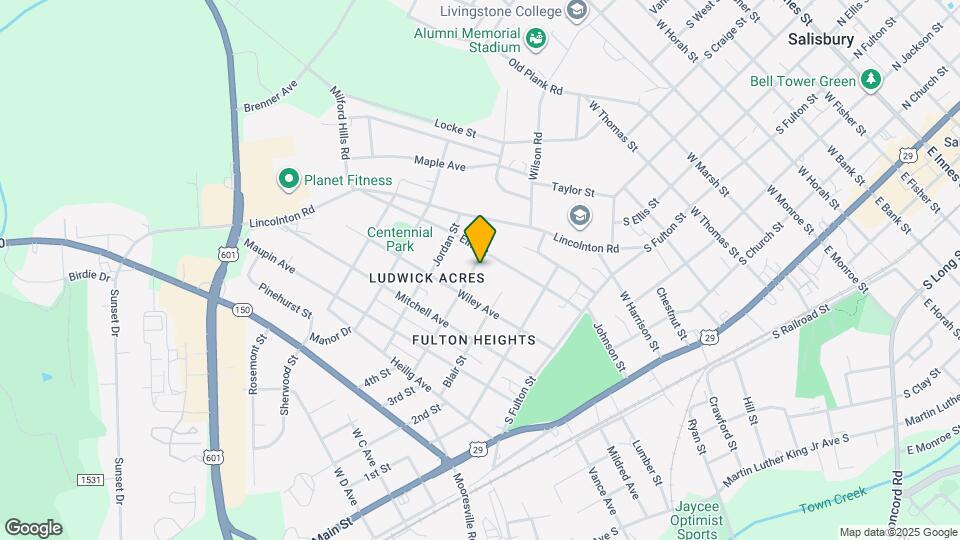 1119 Fries St Map and Location Details