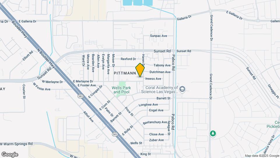 489 E Merlayne Dr Mapa y Detalles de la Ubicación