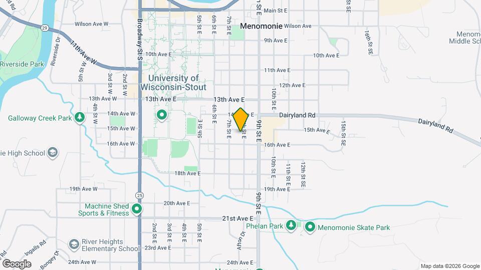 1509 8th St E Map and Location Details