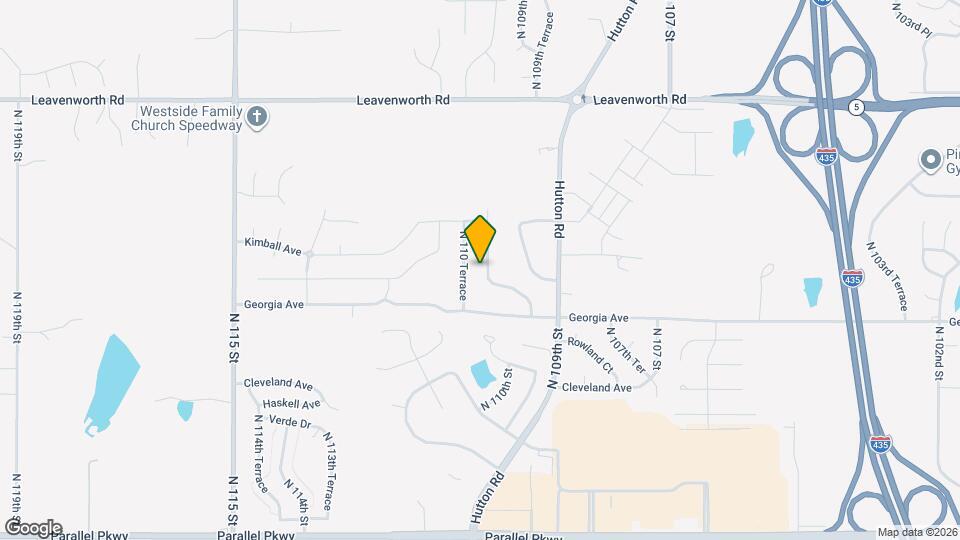 2752 N 109th Terrace Map and Location Details