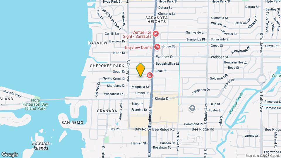 1905 Goldenrod St Map and Location Details