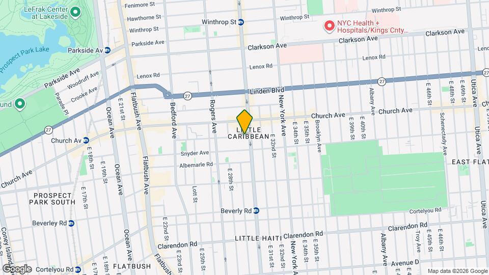 186 Erasmus St Map and Location Details