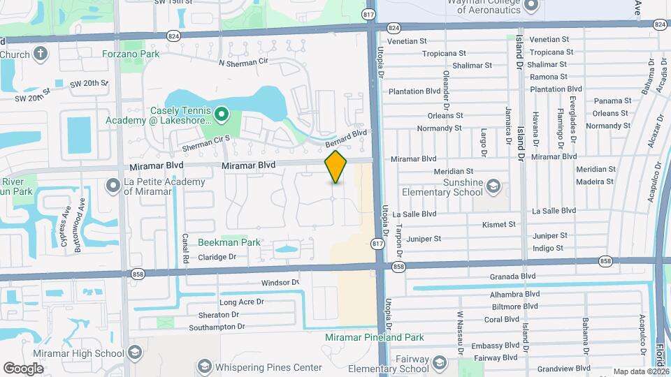 2603 SW 82nd Ave Mapa y Detalles de la Ubicación