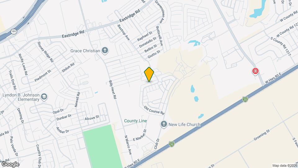 1207 Old Course Rd Map and Location Details