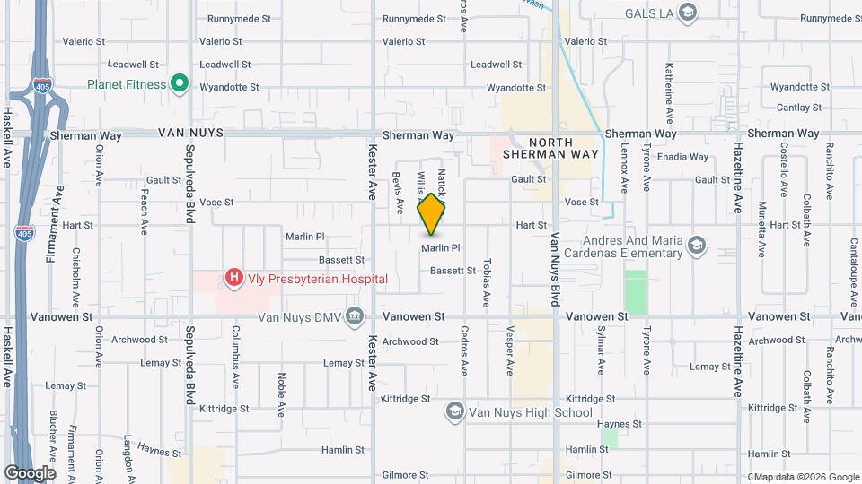 14745 Marlin Pl Map and Location Details