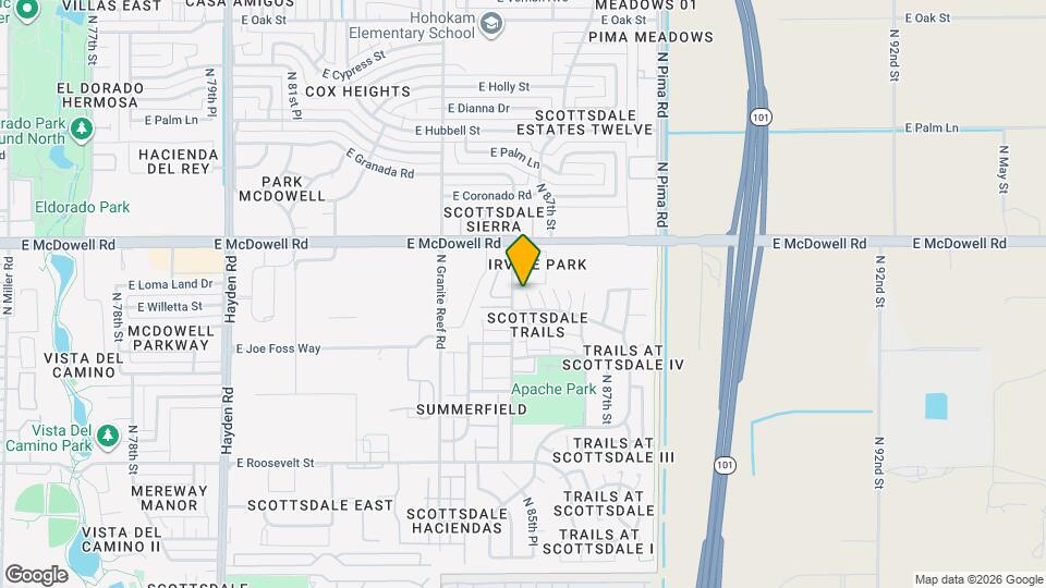 1425 N 85th Pl Map and Location Details