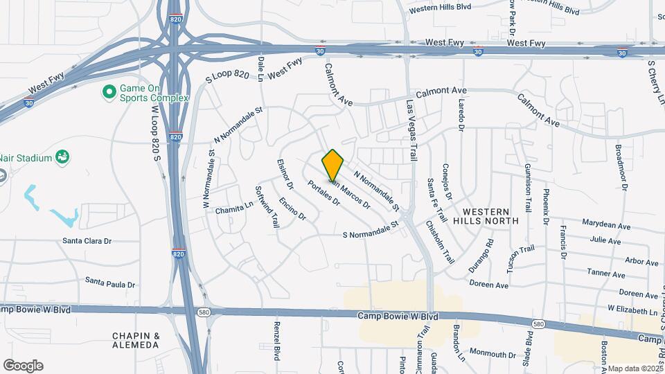 2936 San Marcos Dr Map and Location Details