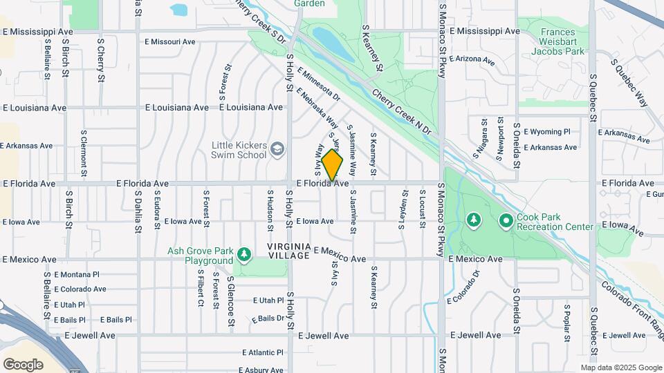 1505 S Jersey St Map and Location Details